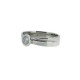 Ring Sterlingsilber Rhodiniert Zirkonia