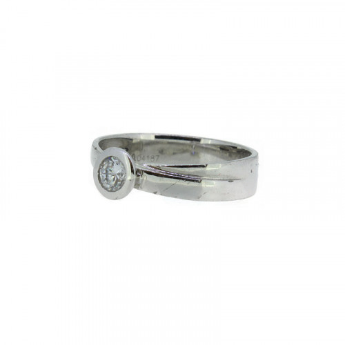 Ring Sterlingsilber Rhodiniert Zirkonia