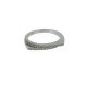 Ring Sterlingsilber Rhodiniert Zirkonia