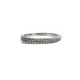 Ring Sterlingsilber Rhodiniert Zirkonia
