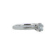 Solitaire Ring Silber 925 rhodiniert