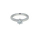 Solitaire Ring Silber 925 rhodiniert