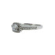 Damenring Silber 925 rhodiniert Zirkonias