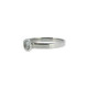 Solitaire Ring Silber 925 rhodiniert Zirkonia