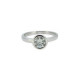 Solitaire Ring Silber 925 rhodiniert Zirkonia