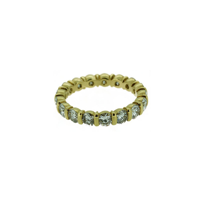 Alliance Ring Gelbgold 18Kt. Brillanten 3.02ct. HSI
