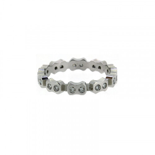 Alliance Ring Weissgold 18Kt. Brillanten 0.33ct. TWVS