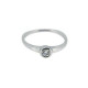 Solitaire Ring Weissgold Brillant TWSI