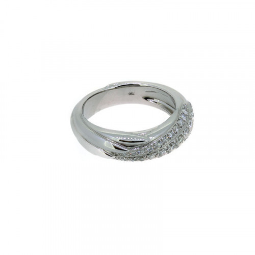 Ring Weissgold 750 Brillanten 0.52ct. WSI