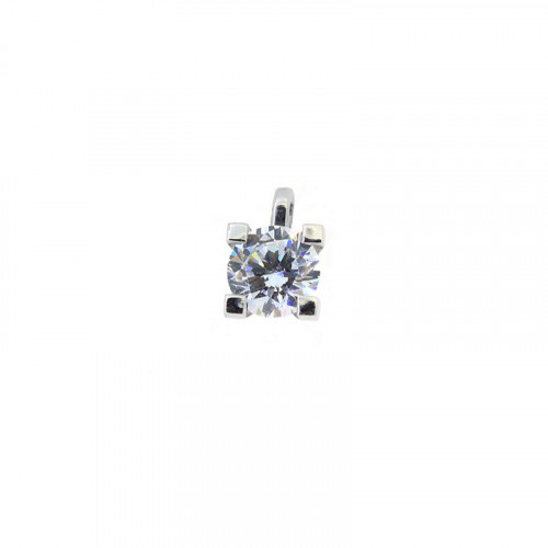Anhänger in Silber 925 Rhodiniert mit Zirkonia