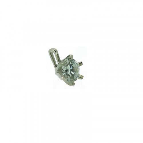 Anhänger Silber 925 Rhodiniert mit Zirkonia