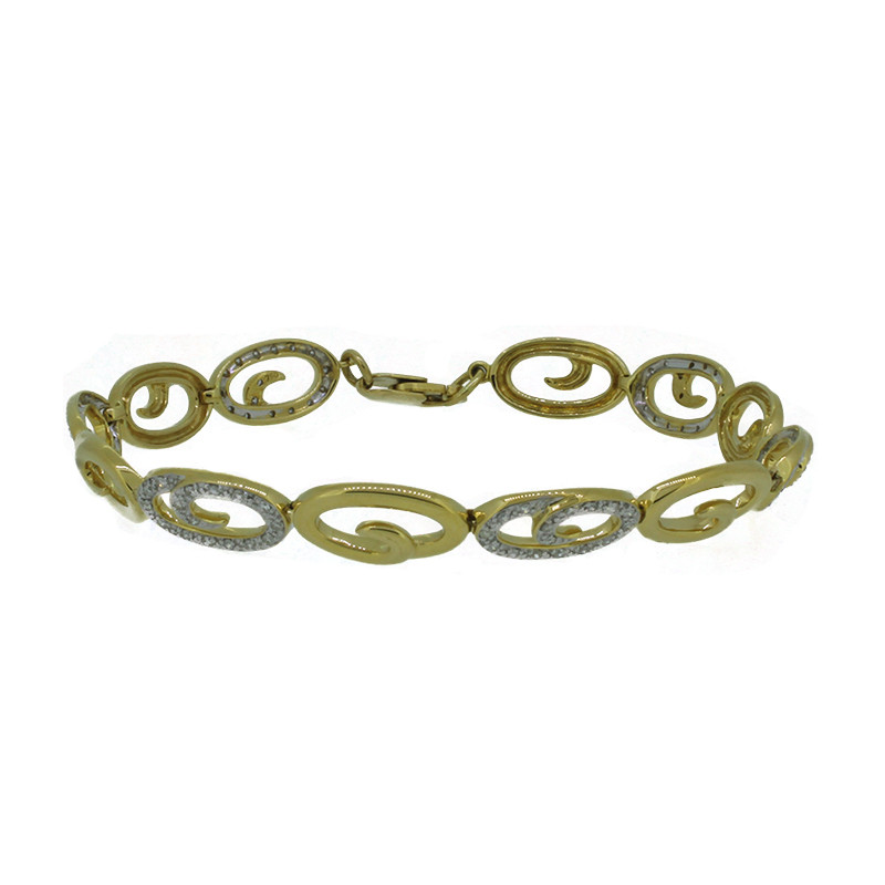 Armband Gelbgold 18 Karat mit Brillanten