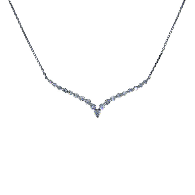 Collier Weissgold 750 WSI Brillanten