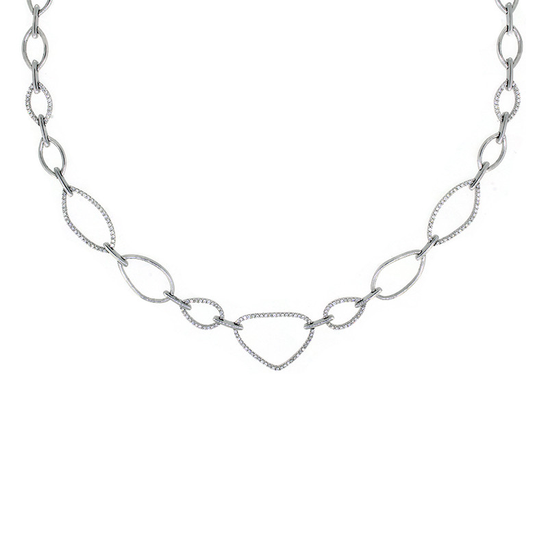 Collier Weissgold 750 WSI Brillanten