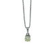 Solitaire Collier 18 Karat Weissgold 0.77 Carat JVS1