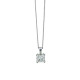 Solitaire Collier 18 Karat Weissgold 1.00 Carat GSI1