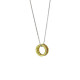 Collier Sapphire Wheel 18 Karat Gelbgold Saphire 0.61 Carat