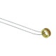 Collier Sapphire Wheel 18 Karat Gelbgold Saphire 0.61 Carat