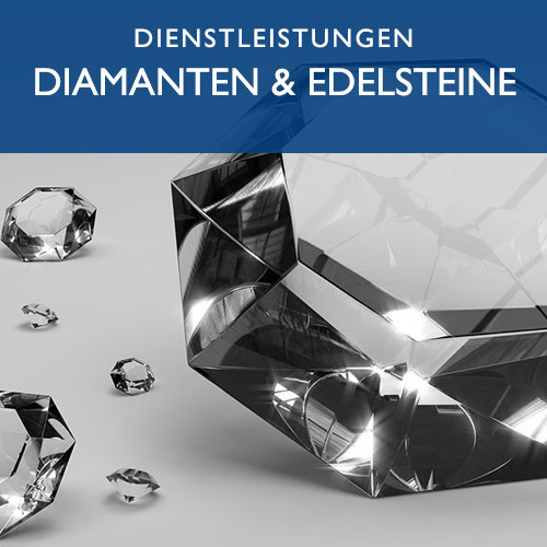 Dienstleistungen für Diamanten und Edelsteine